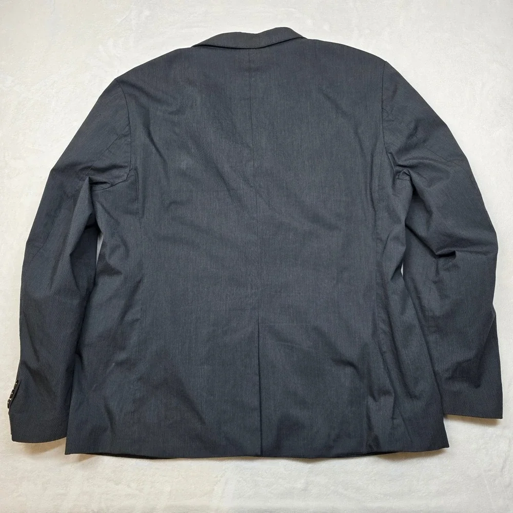 J. Crew Cotton Sport Coat Mens‎ XL Grey Stripe Ludlow Blazer